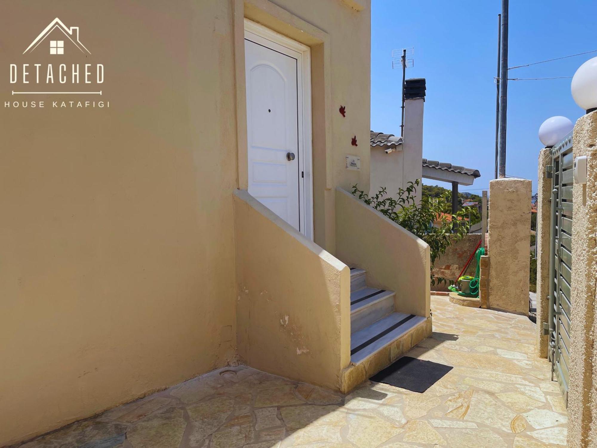Detached House Katafigi Villa Palaia Fokaia Bagian luar foto