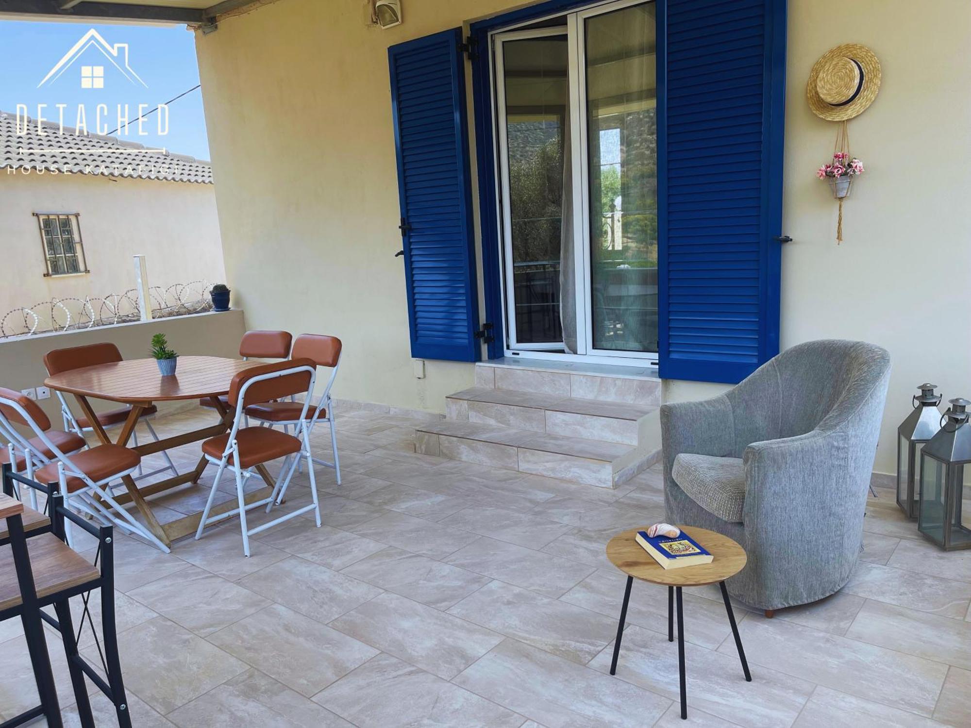 Detached House Katafigi Villa Palaia Fokaia Bagian luar foto